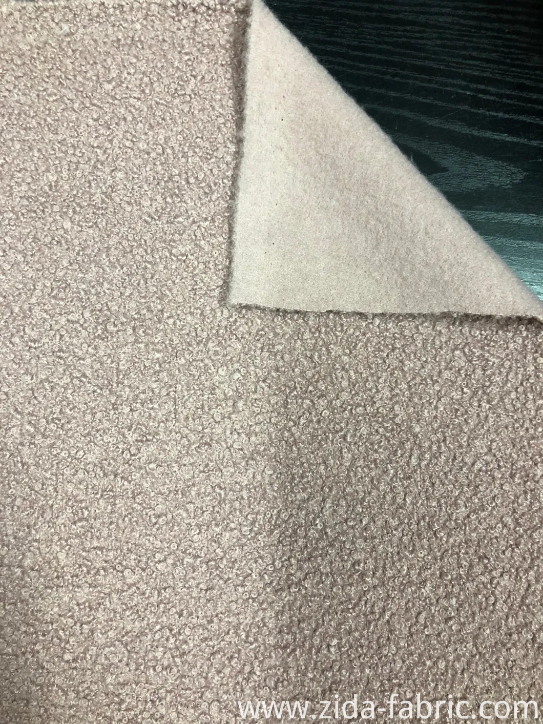 100%Polyester Fruit Grain Fleece Knitted Fabric (Like Fruit Grain)